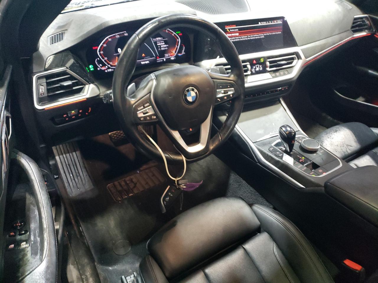 2022 BMW 4er VIN WBA73AP08NCJ13232 Copart auction photo, side / front end damage thumbnail 8