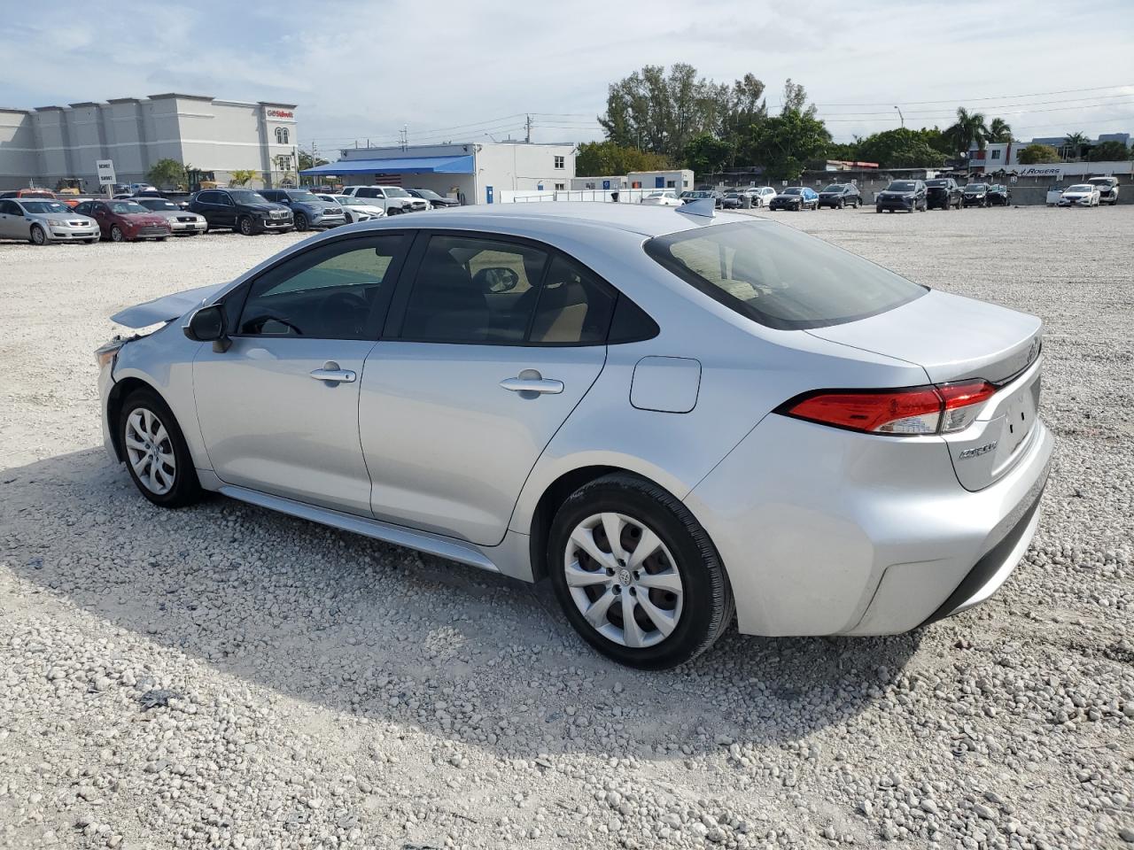 2020 Toyota Corolla VIN JTDEPRAEXLJ036468 Copart auction photo, front end damage thumbnail 2