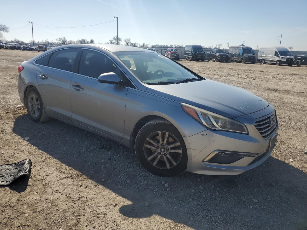 2015 Hyundai Sonata VIN 5NPE24AF5FH091210 Copart auction photo, side damage thumbnail 4