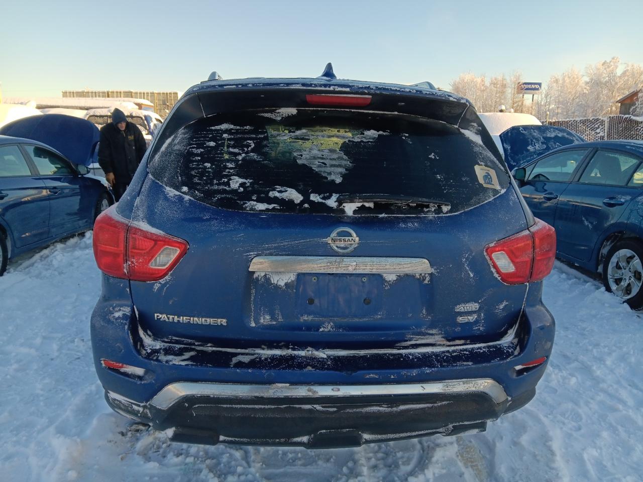2019 Nissan Pathfinder VIN 5N1DR2MM8KC615490 Copart auction photo, front end damage thumbnail 6