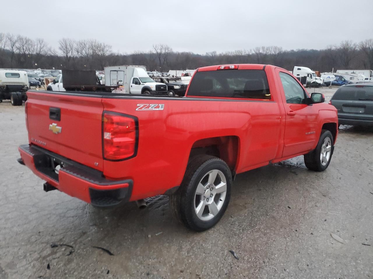 2017 Chevrolet Silverado VIN 1GCNKREC3HZ199477 Copart auction photo, front end / side damage thumbnail 3
