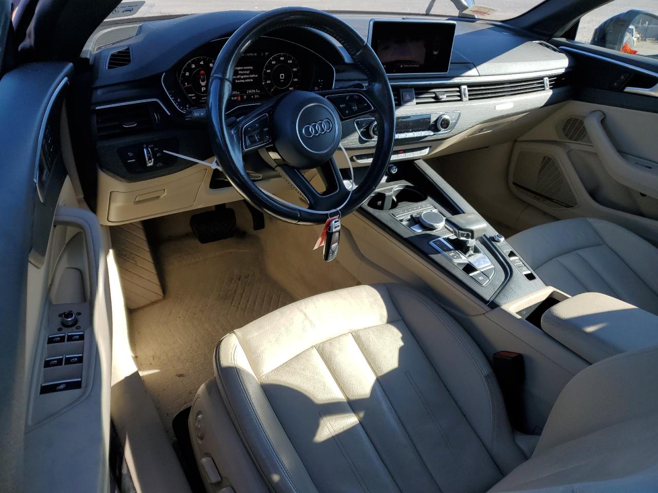 2018 Audi A5 VIN WAUYNGF59JN003464 Copart auction photo, rear end / front end damage thumbnail 8