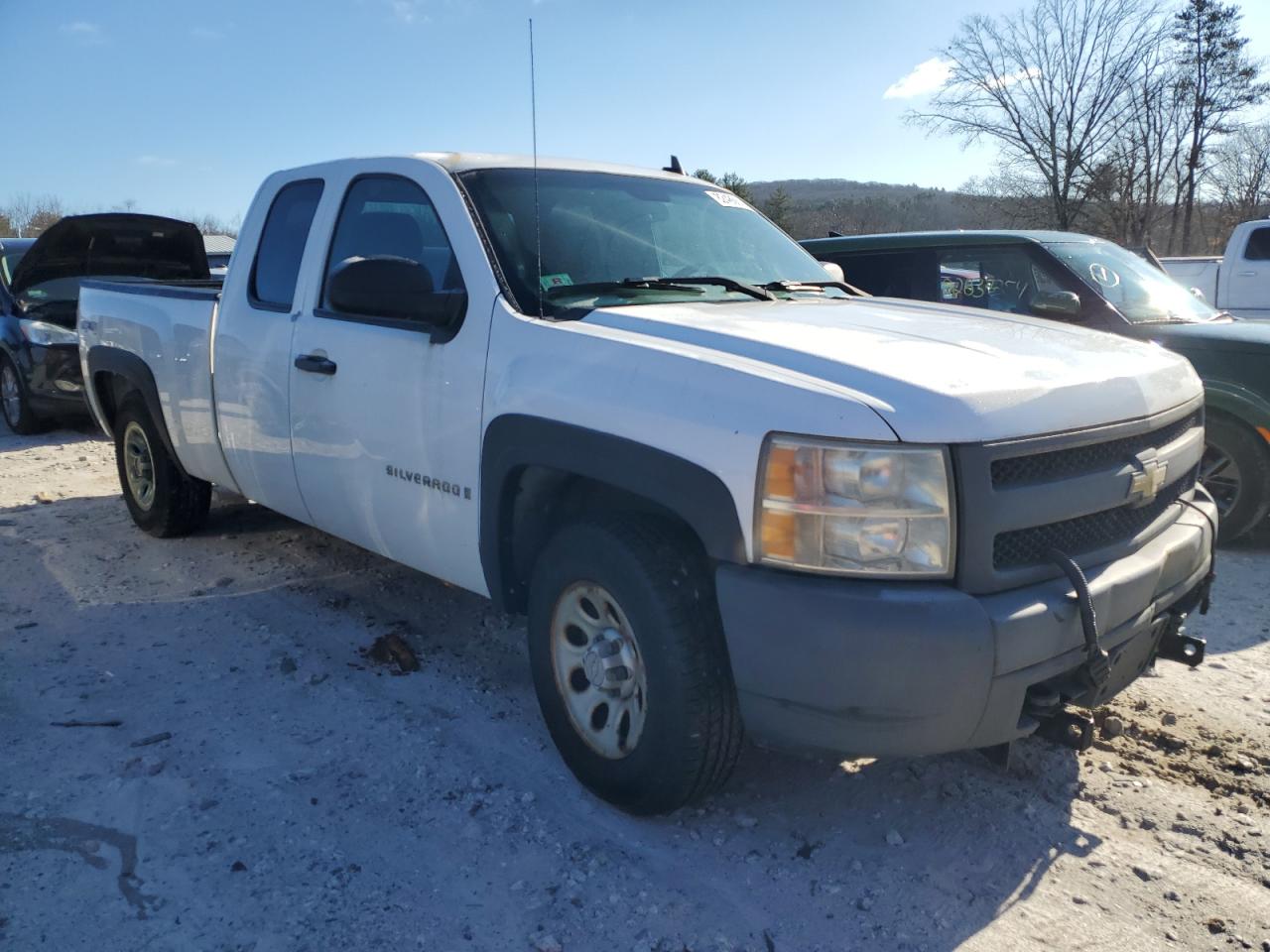 2007 Chevrolet Silverado VIN 1GCEK19C97E502697 Copart auction photo, mechanical / front end damage thumbnail 4