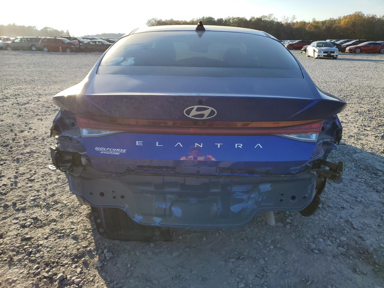 2024 Hyundai Elantra VIN KMHLS4DG7RU711699 Copart auction photo, rear end / all over damage thumbnail 6