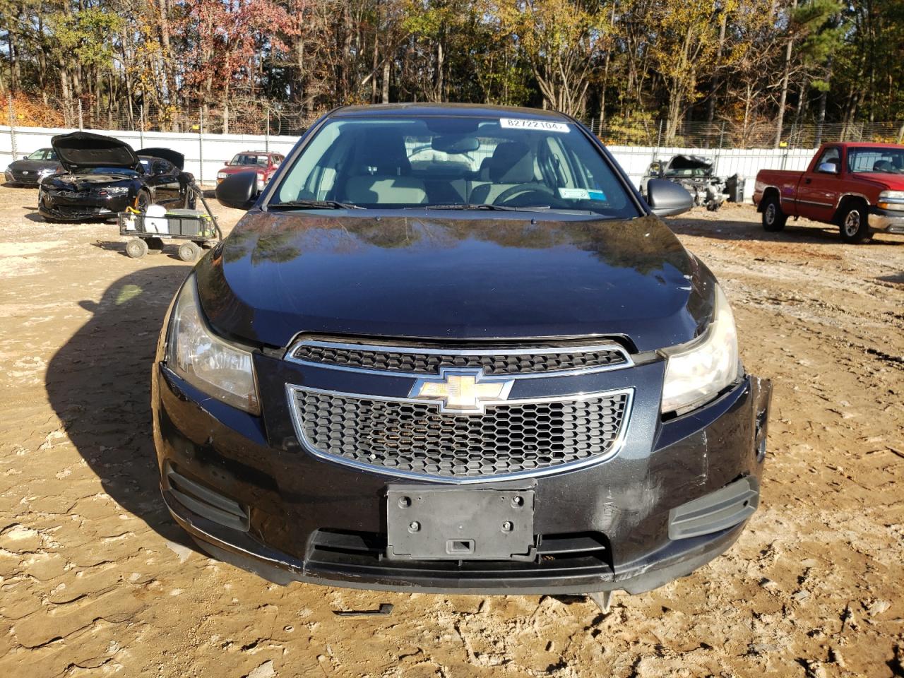 2014 Chevrolet Cruze VIN 1G1PA5SG3E7349244 Copart auction photo, front end / side damage thumbnail 5
