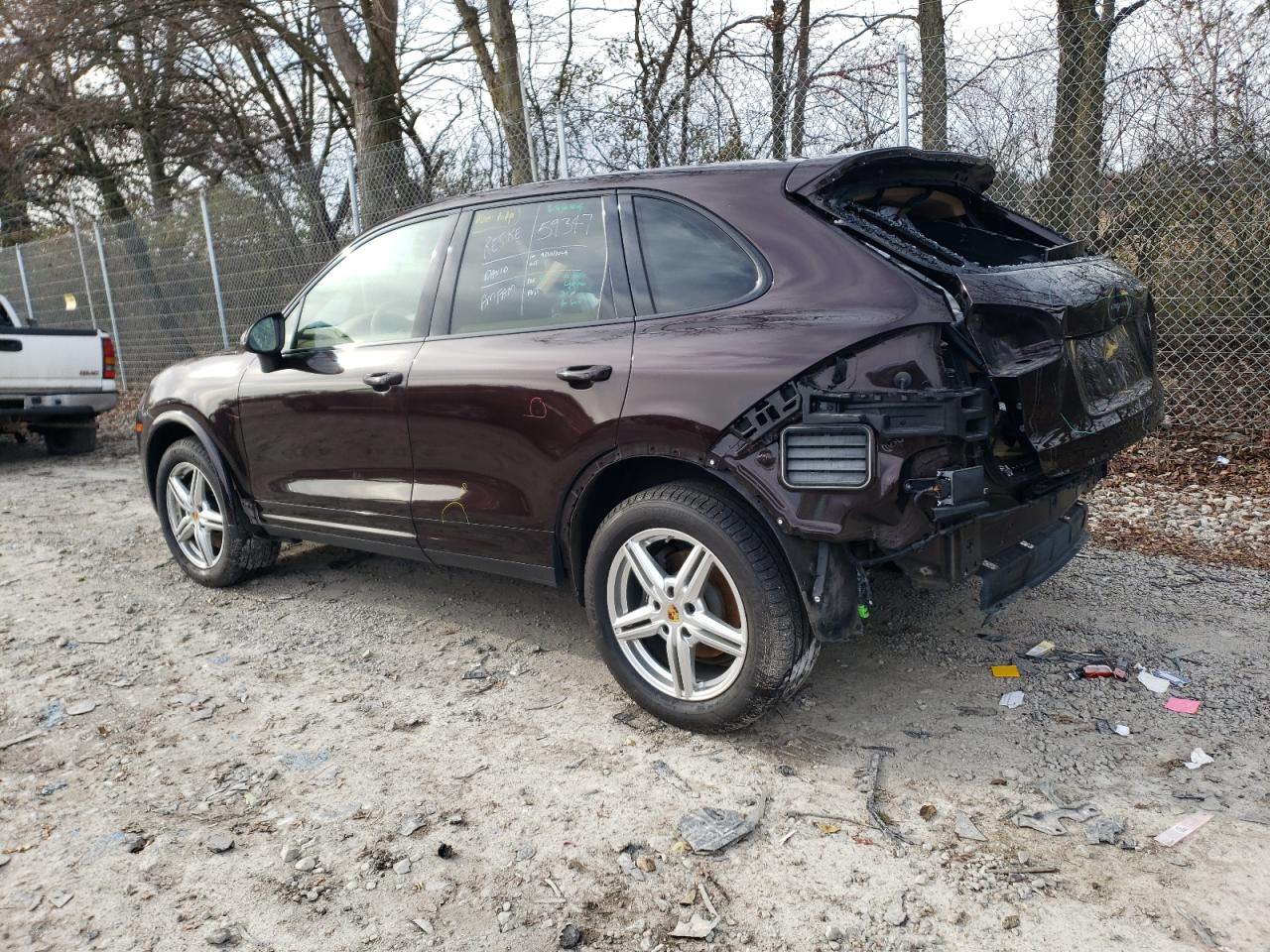 2017 Porsche Cayenne VIN WP1AA2A20HKA82453 Copart auction photo, mechanical / rear end damage thumbnail 2