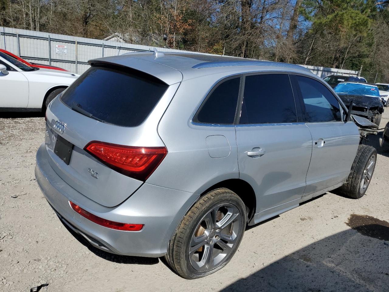 2013 Audi Q5 VIN WA1WGAFP4DA055058 Copart auction photo, front end damage thumbnail 3