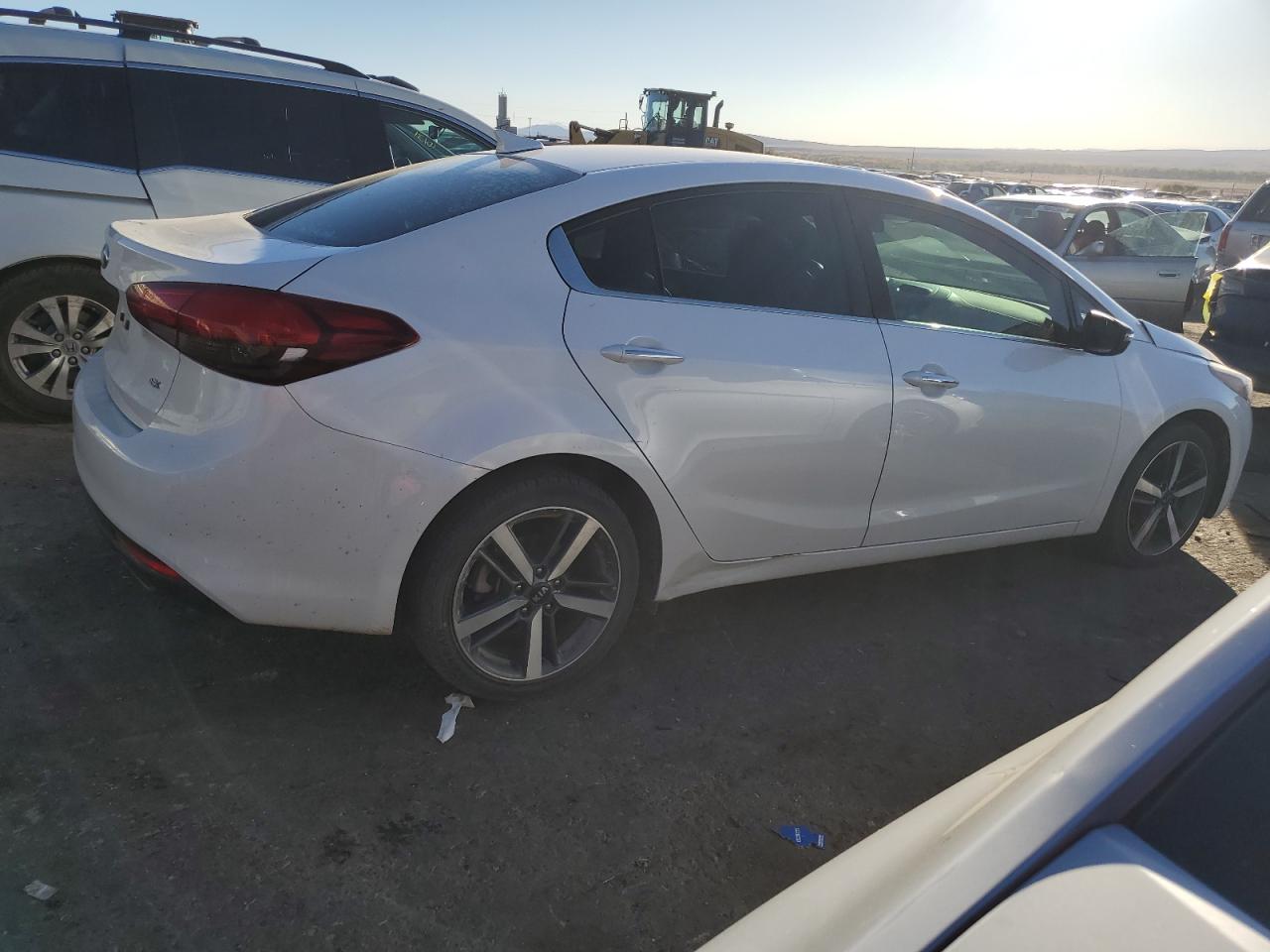 2017 KIA Forte VIN 3KPFL4A8XHE055295 Copart auction photo, front end damage thumbnail 3