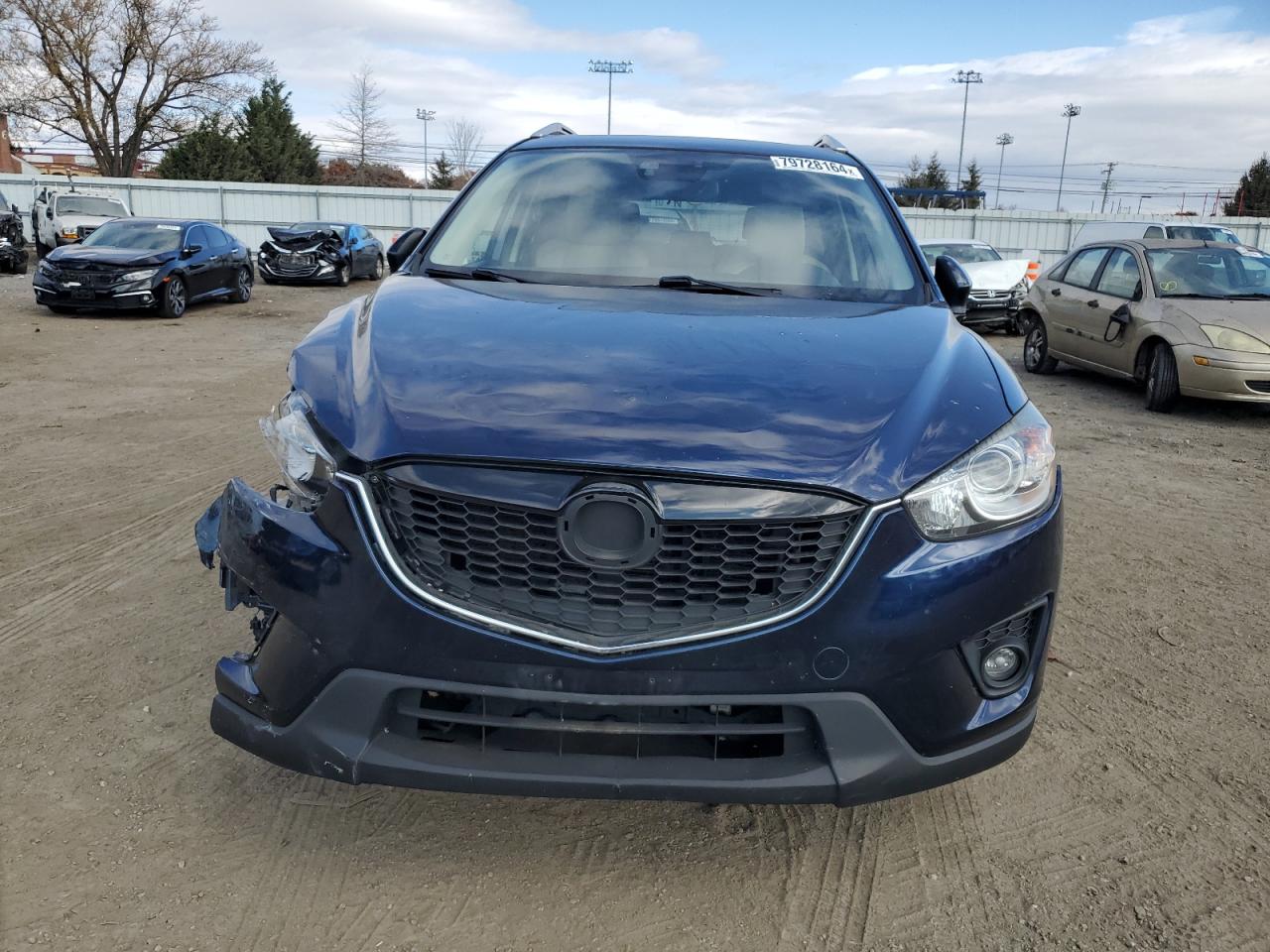 2015 Mazda CX-5 VIN JM3KE4DY1F0447051 Copart auction photo, front end / undercarriage damage thumbnail 5