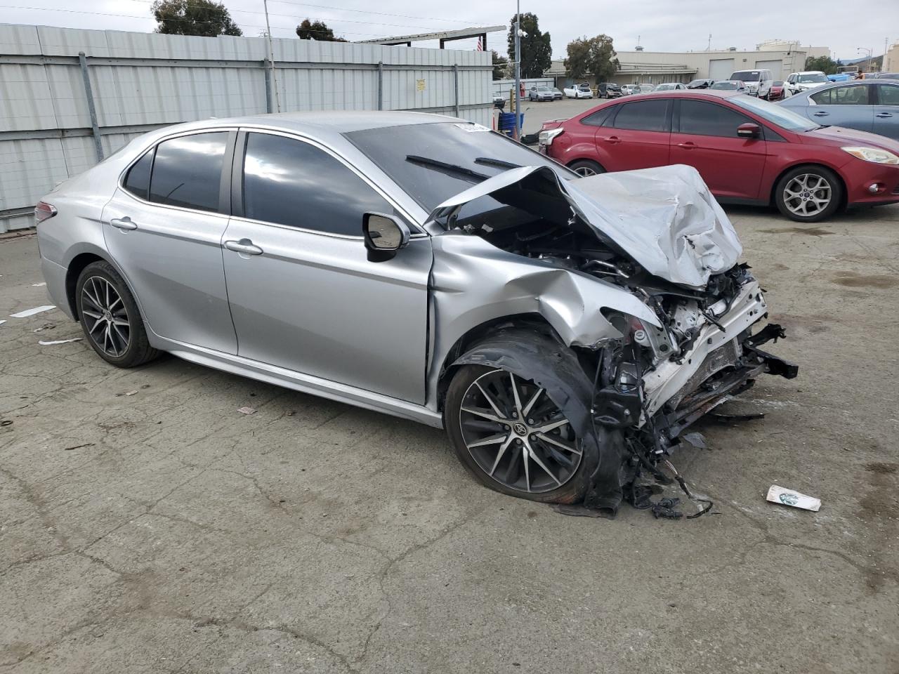 2023 Toyota Camry VIN 4T1G11AK8PU759222 Copart auction photo, front end / side damage thumbnail 4