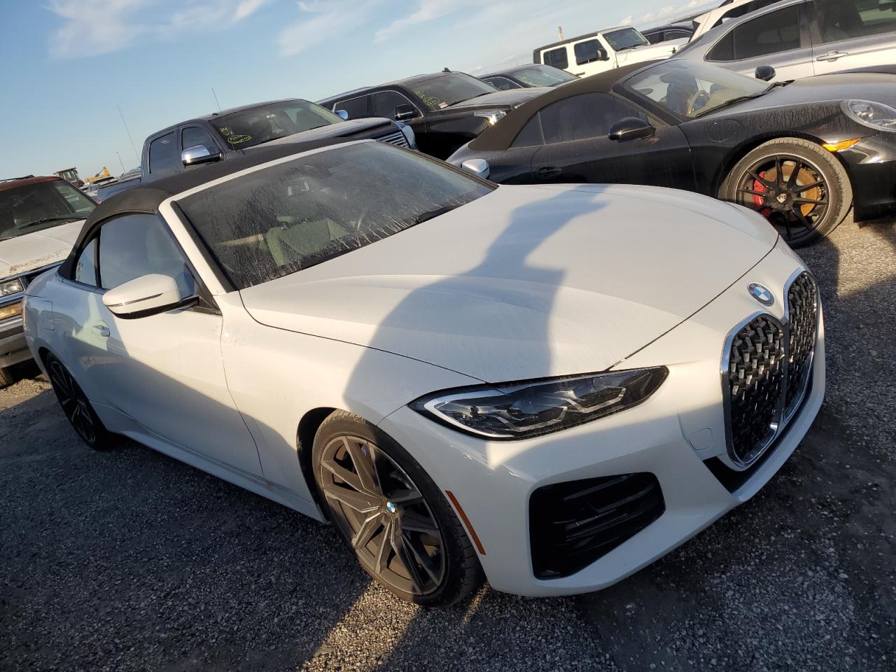 2022 BMW 4er VIN WBA23AT02NCJ38076 Copart auction photo, water/flood damage thumbnail 4
