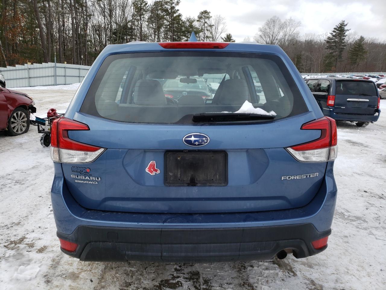 2019 Subaru Forester VIN JF2SKAAC3KH489453 Copart auction photo, front end / undercarriage damage thumbnail 6