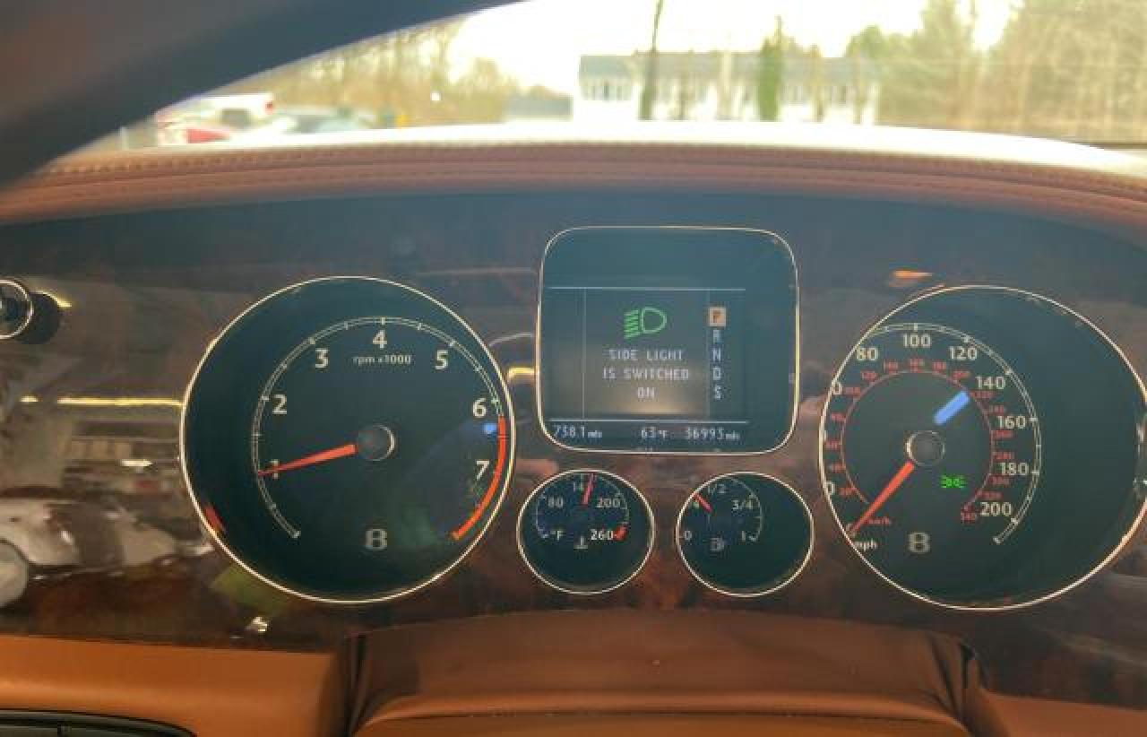 2008 Bentley Continental VIN SCBDR33W28C052218 Copart auction photo, normal wear damage thumbnail 8