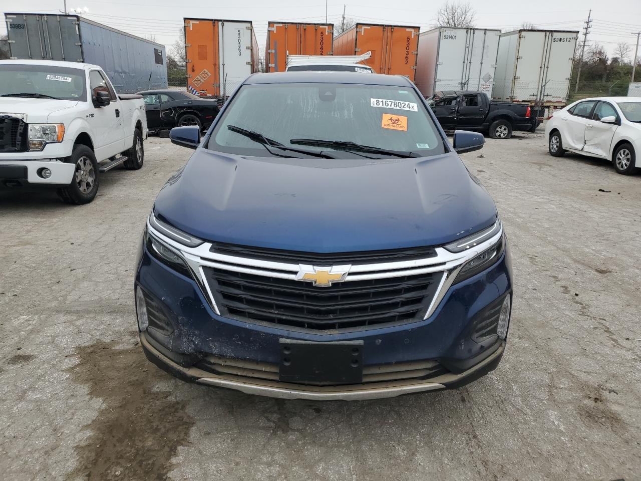 2022 Chevrolet Equinox VIN 3GNAXKEV4NL311044 Copart auction photo, water/flood damage thumbnail 5