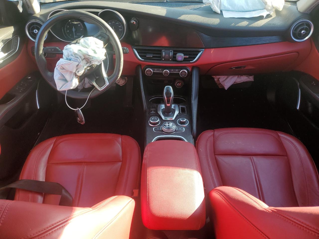 2021 Alfa Romeo Giulia VIN ZARFAMAN9M7647301 Copart auction photo, front end damage thumbnail 8