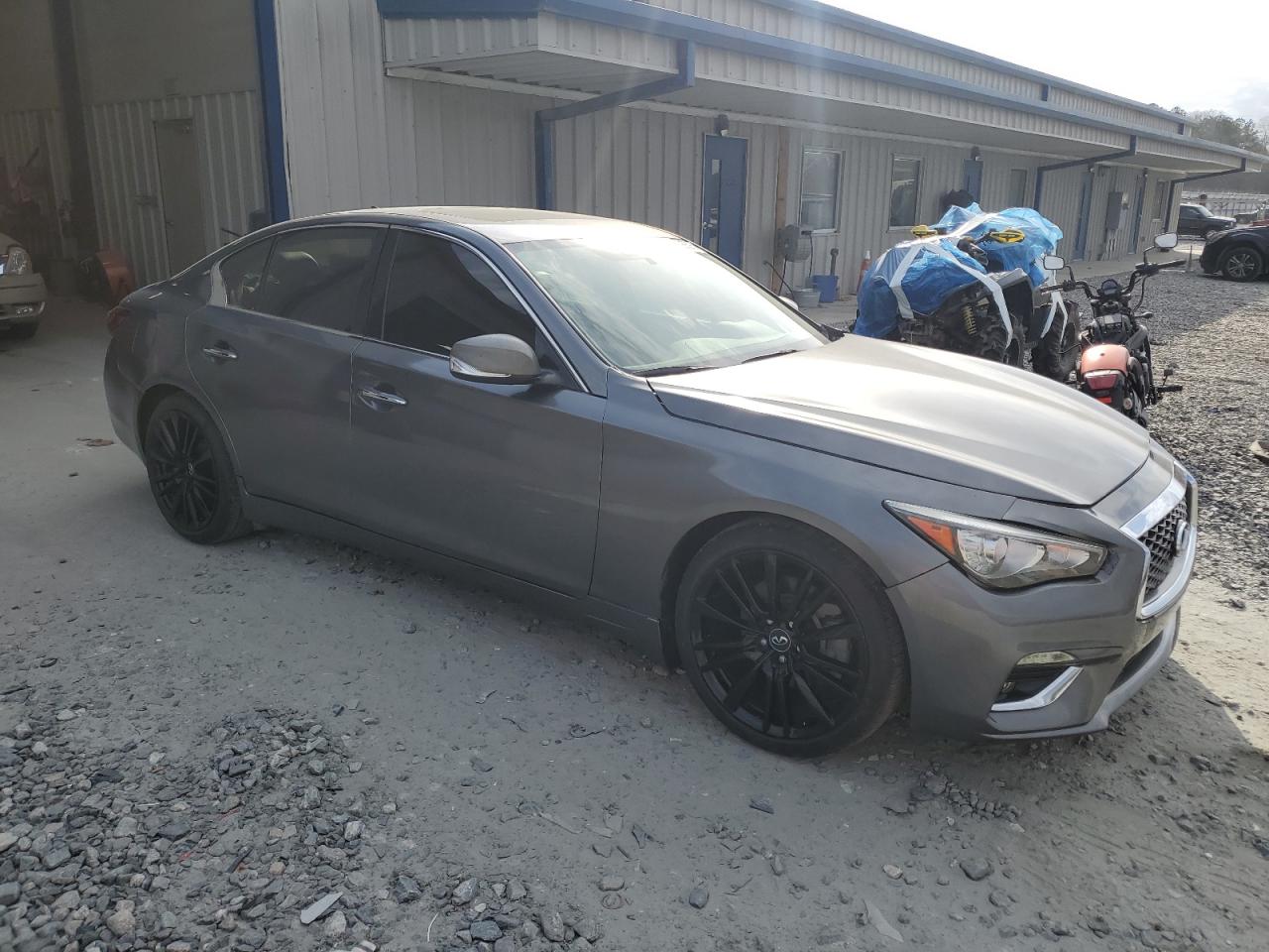 2020 Infiniti Q50 VIN JN1EV7AP0LM200677 Copart auction photo, mechanical damage thumbnail 4
