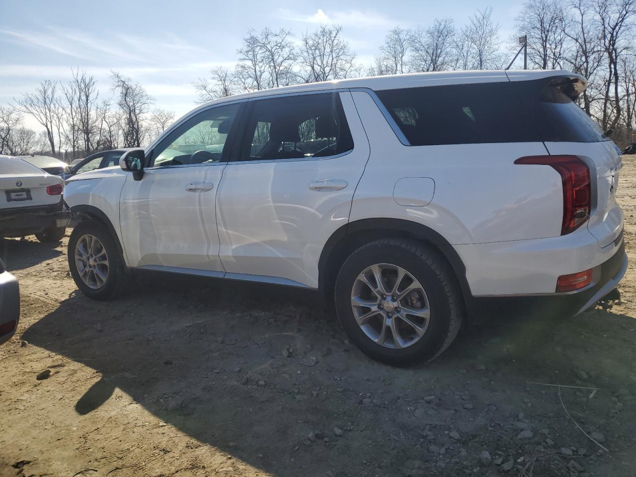 2022 Hyundai Palisade VIN KM8R1DHE9NU380057 Copart auction photo, front end / minor dent/scratches damage thumbnail 2