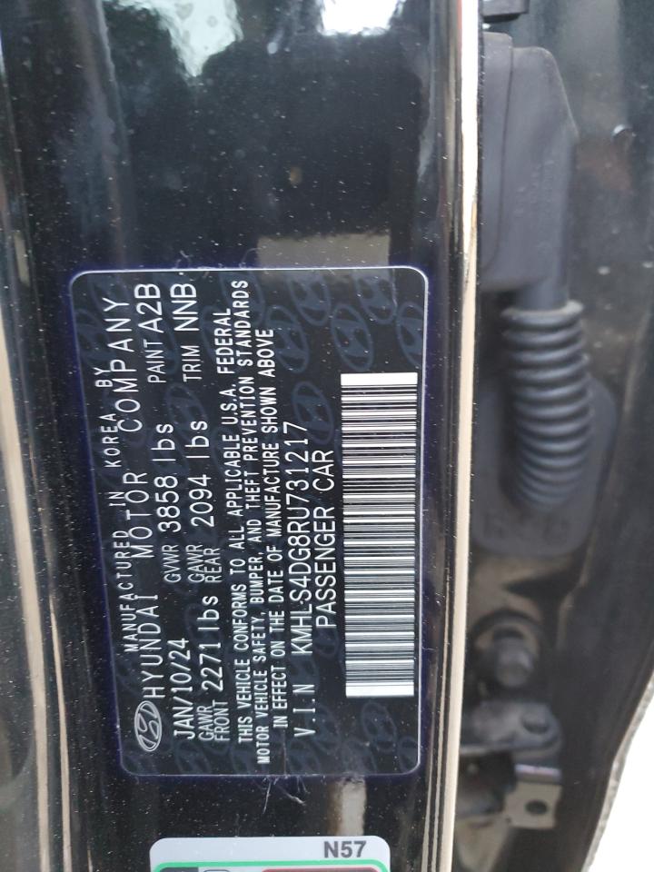 2024 Hyundai Elantra VIN KMHLS4DG8RU731217 Copart auction photo, front end damage thumbnail 13