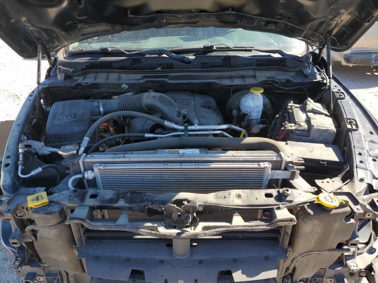 2019 RAM 1500 VIN 1C6RR6LT4KS573794 Copart auction photo, front end damage thumbnail 12