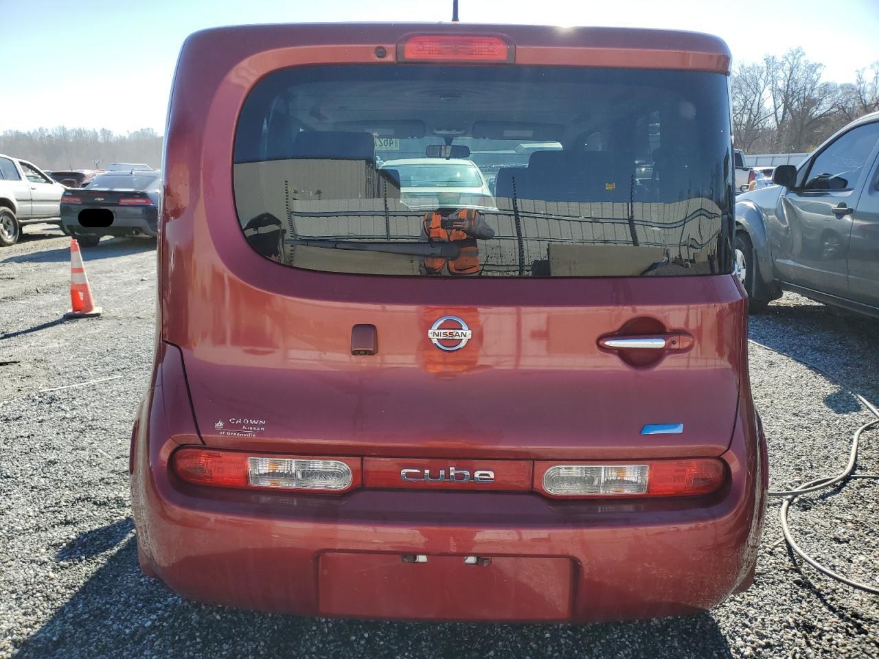 2014 Nissan Cube VIN JN8AZ2KR6ET352737 Copart auction photo, front end damage thumbnail 6