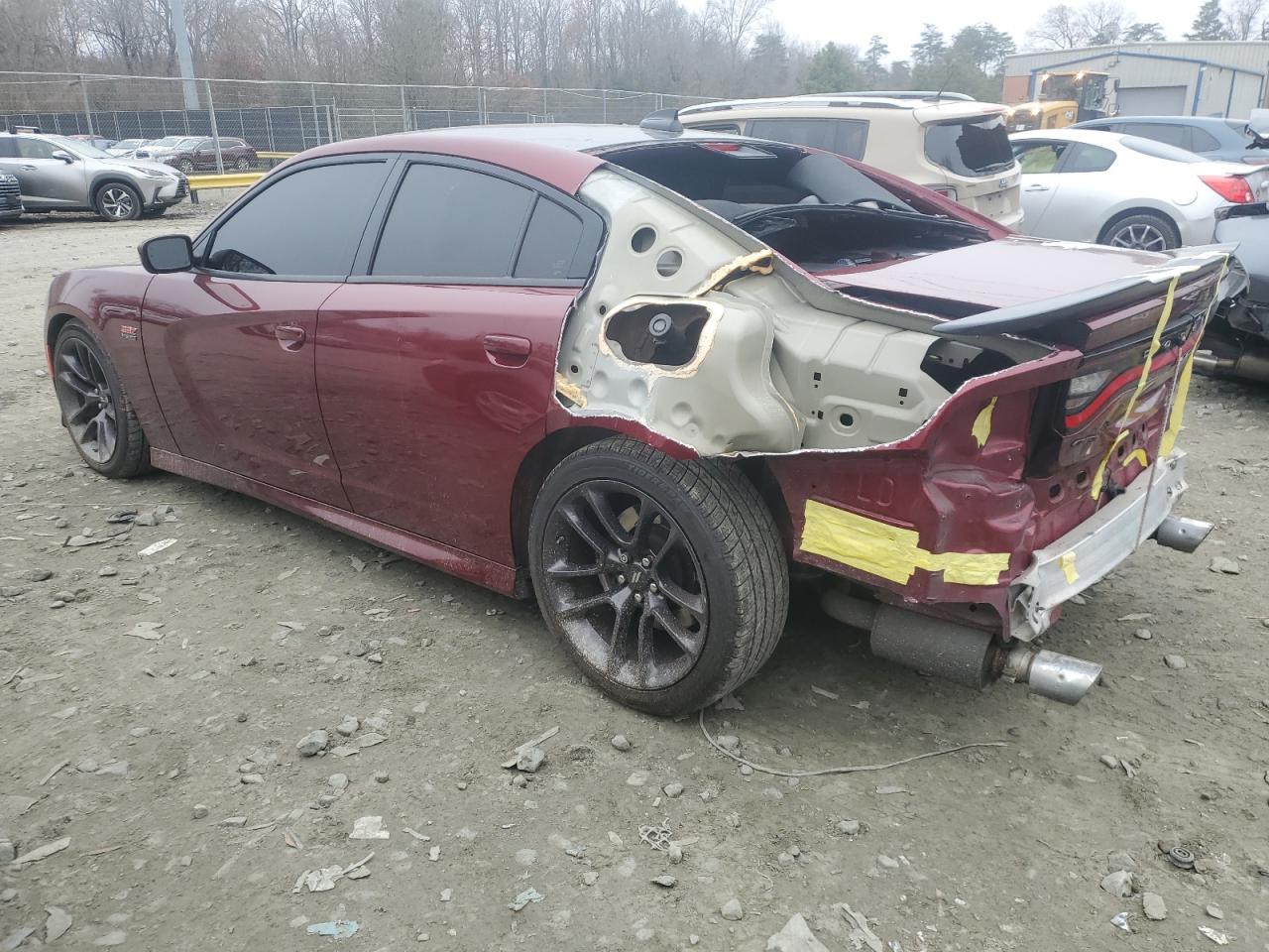 2020 Dodge Charger VIN 2C3CDXGJ0LH162224 Copart auction photo, rear end damage thumbnail 2