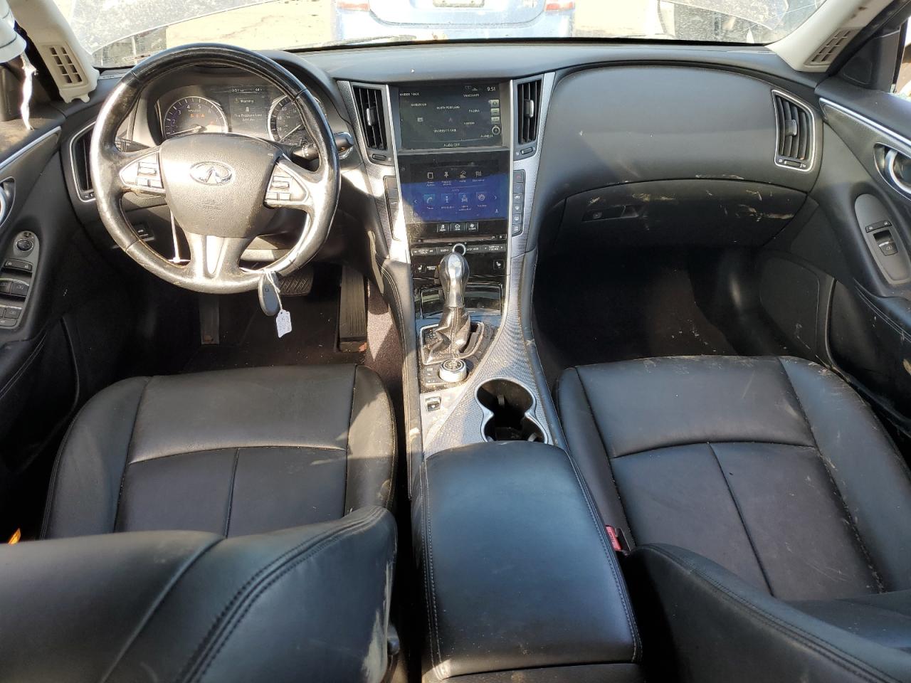 2014 Infiniti Q50 VIN JN1BV7AR5EM691514 Copart auction photo, rollover damage thumbnail 8