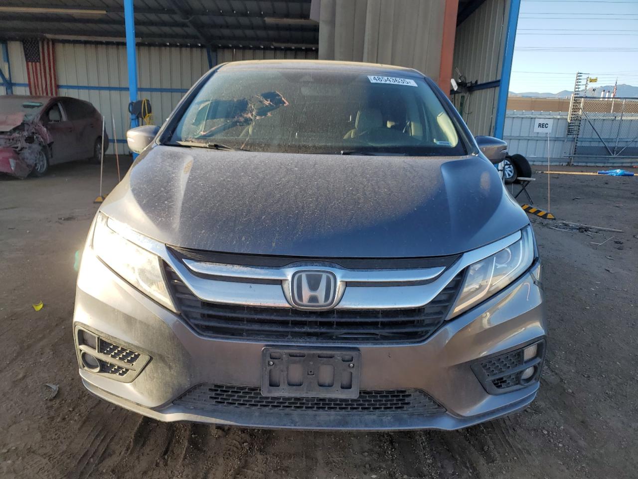 2019 Honda Odyssey VIN 5FNRL6H79KB127692 Copart auction photo, undercarriage / minor dent/scratches damage thumbnail 5