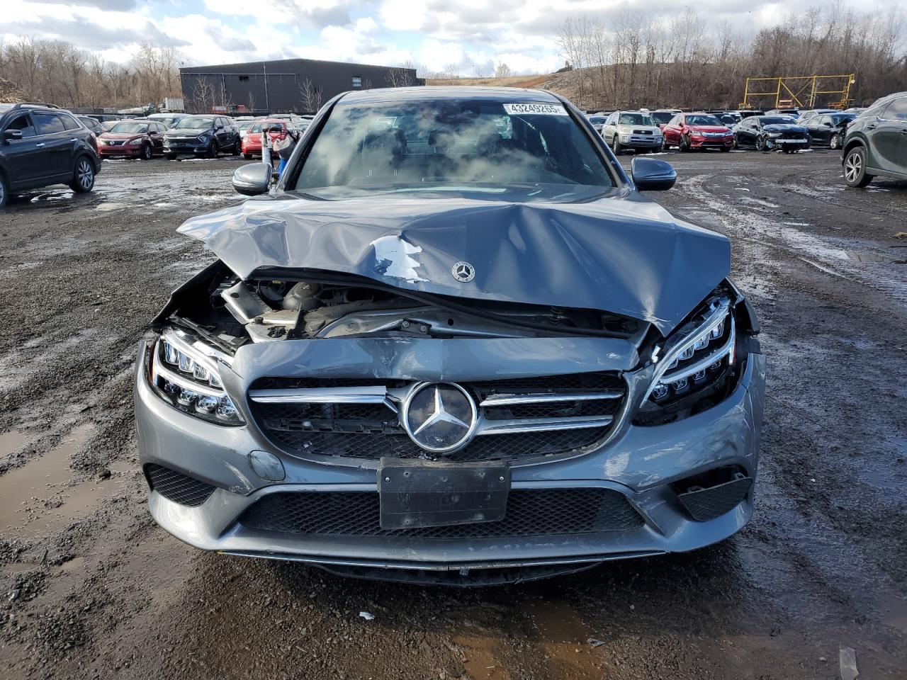 2020 Mercedes-Benz C-klasse VIN W1KWF8EB0LR572449 Copart auction photo, front end damage thumbnail 5