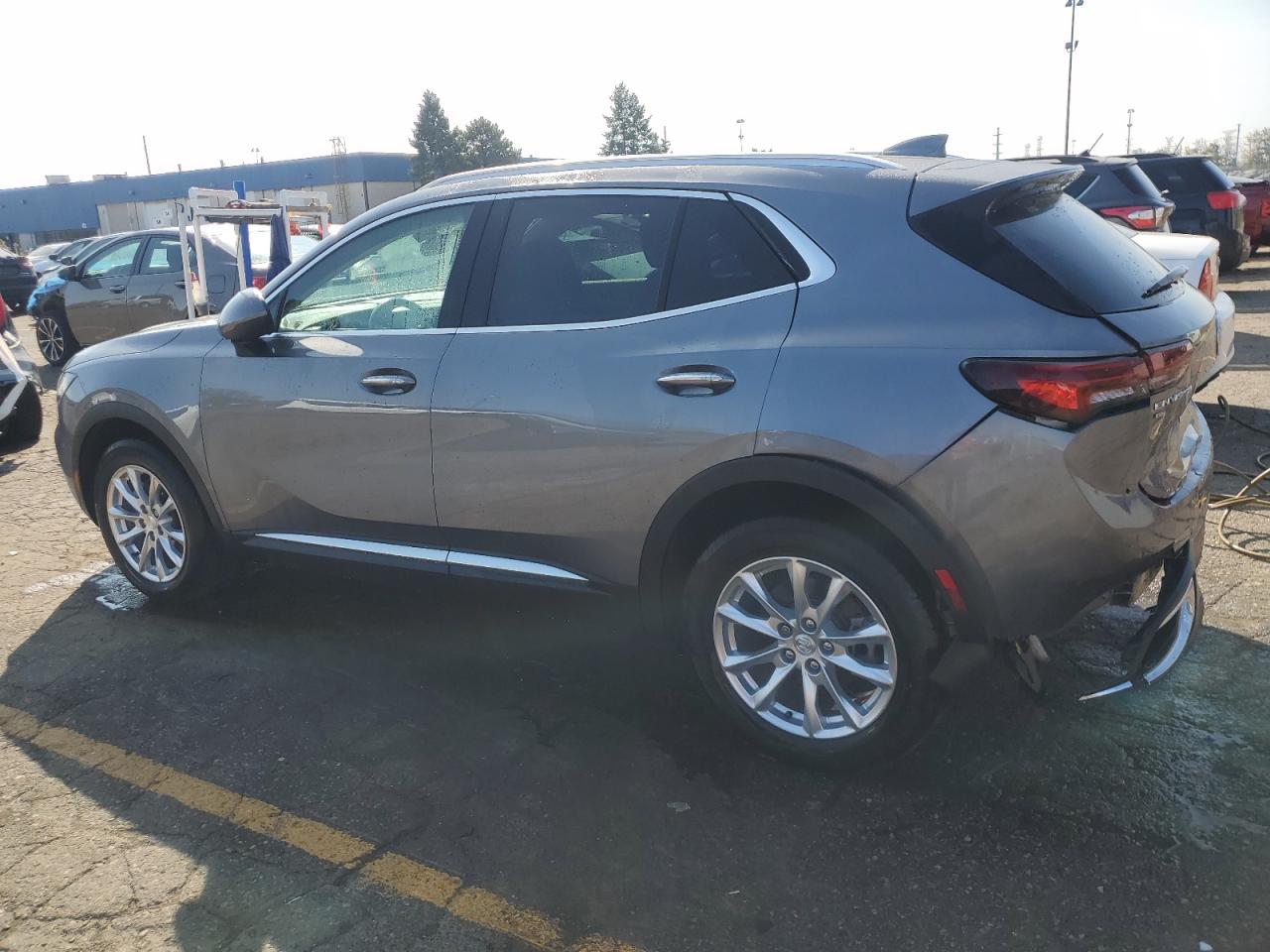 2021 Buick Envision VIN LRBFZMR47MD111641 Copart auction photo, rear end damage thumbnail 2
