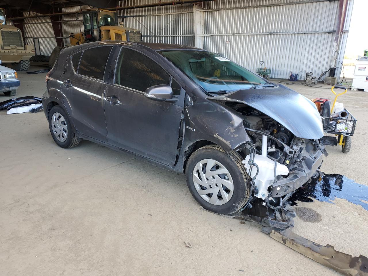 2015 Toyota Prius VIN JTDKDTB39F1106679 Copart auction photo, front end / rear end damage thumbnail 4