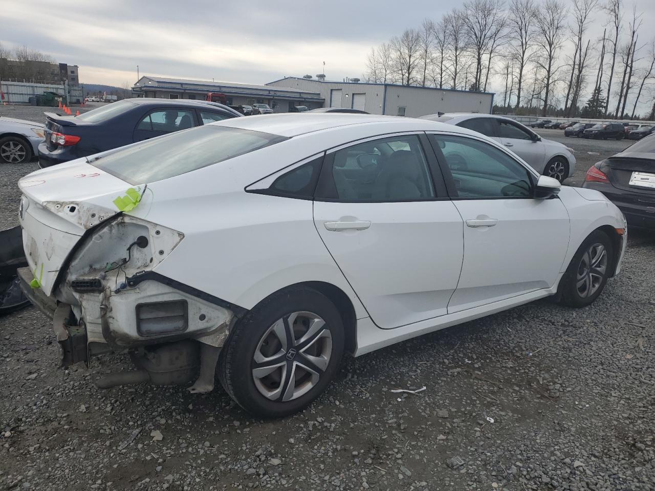 2016 Honda Civic VIN 2HGFC2F55GH544582 Copart auction photo, front end / rear end damage thumbnail 3