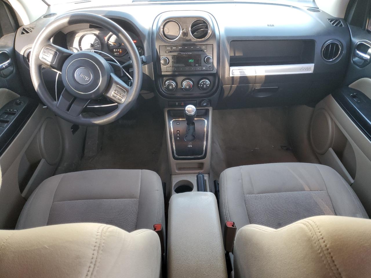 2014 Jeep Compass VIN 1C4NJCBA1ED881494 Copart auction photo, side / front end damage thumbnail 8