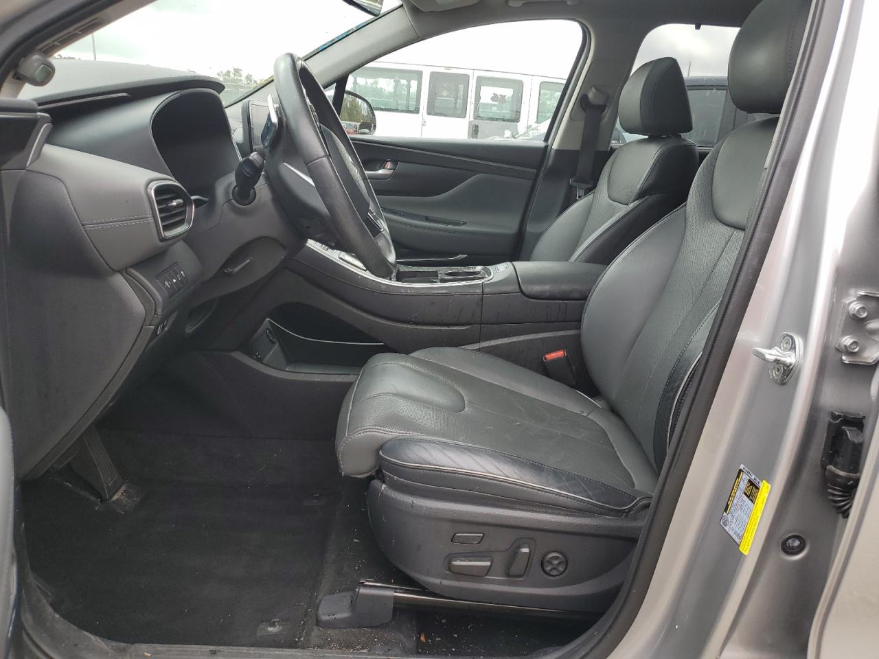 2021 Hyundai Santa Fe VIN 5NMS44AL5MH334933 Copart auction photo, undercarriage / rear end damage thumbnail 7