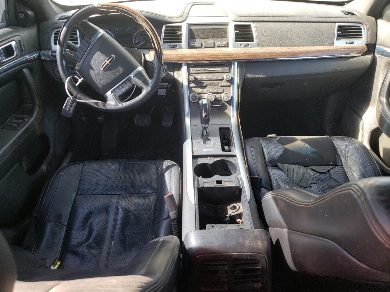 2009 Lincoln MKS VIN 1LNHM93RX9G603222 Copart auction photo, front end / rear end damage thumbnail 8