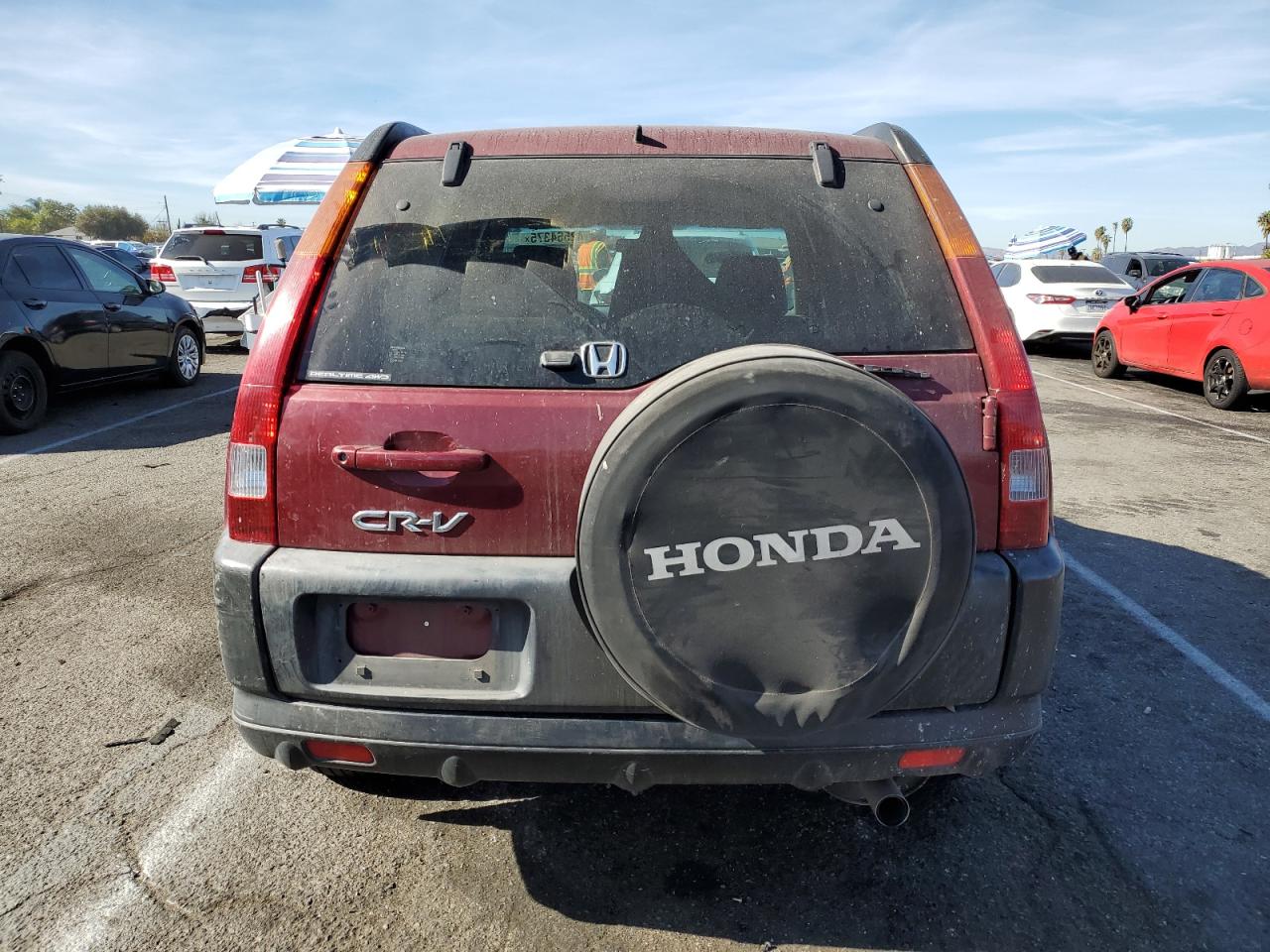 2003 Honda CR-V VIN JHLRD78883C019366 Copart auction photo, front end / minor dent/scratches damage thumbnail 6