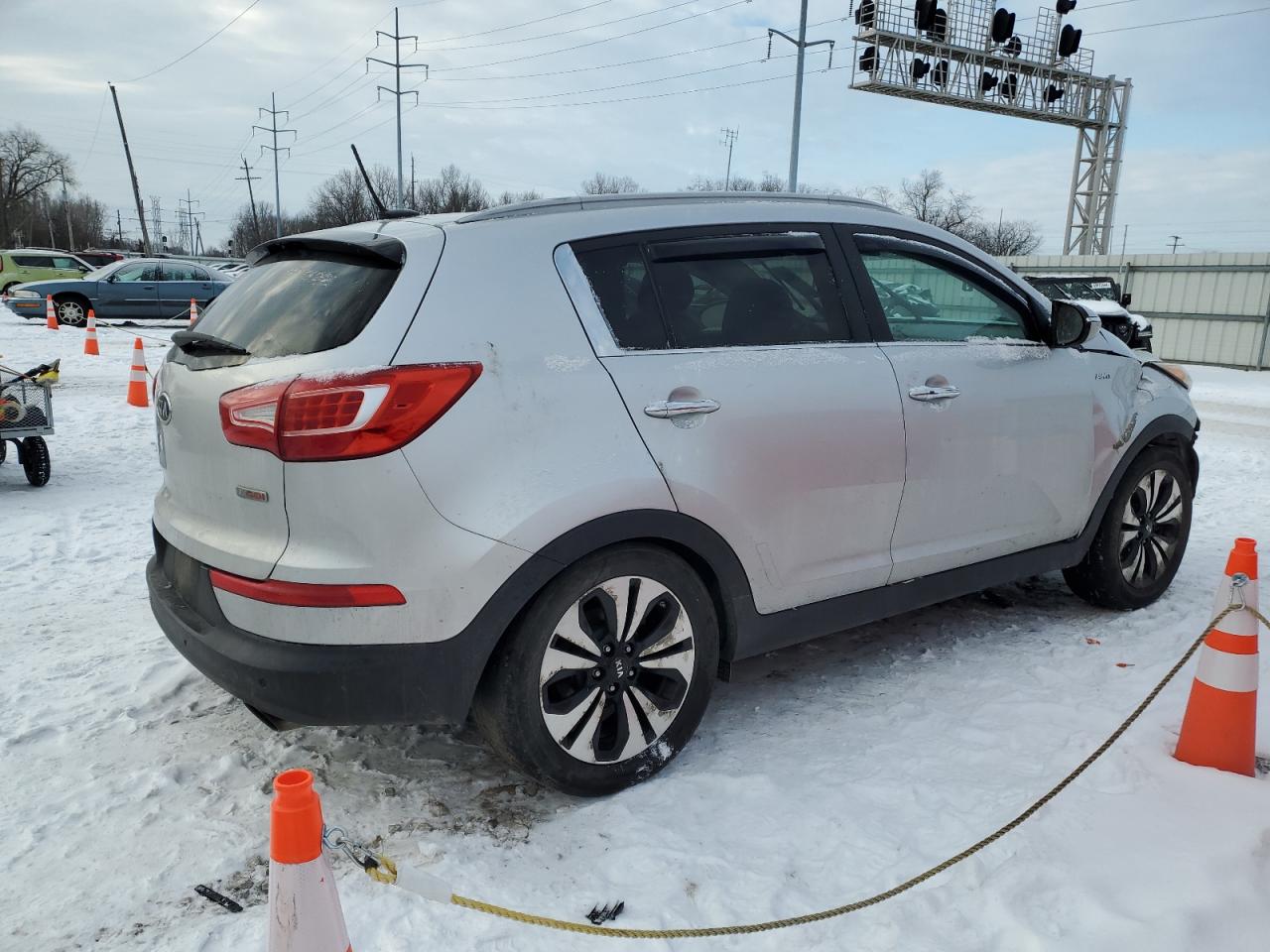 2012 KIA Sportage VIN KNDPCCA60C7267399 Copart auction photo, front end damage thumbnail 3