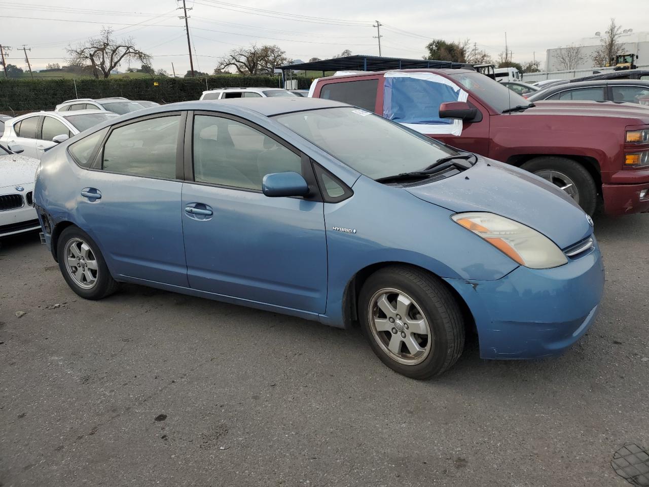 2007 Toyota Prius VIN JTDKB20UX77656208 Copart auction photo, rear end damage thumbnail 4
