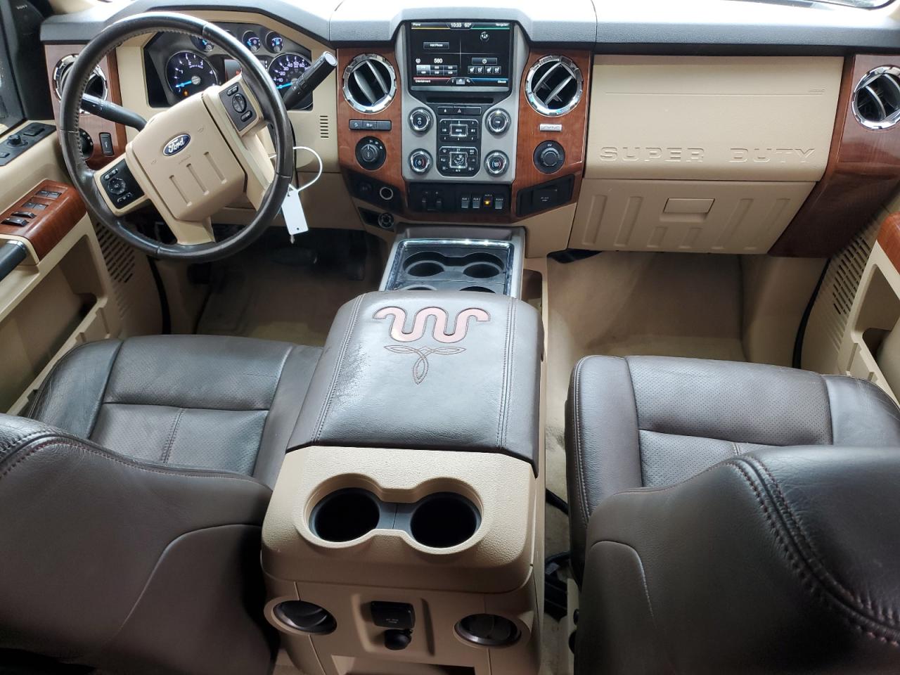 2015 Ford F250 VIN 1FT7W2BT1FED52452 Copart auction photo, front end / undercarriage damage thumbnail 8