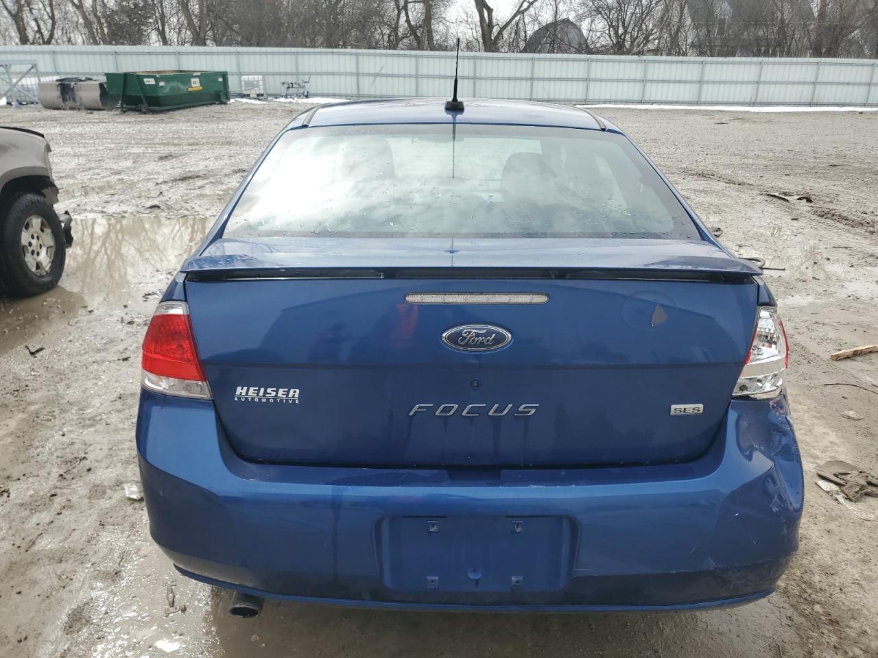 2009 Ford Focus VIN 1FAHP36NX9W238263 Copart auction photo, rear end damage thumbnail 6