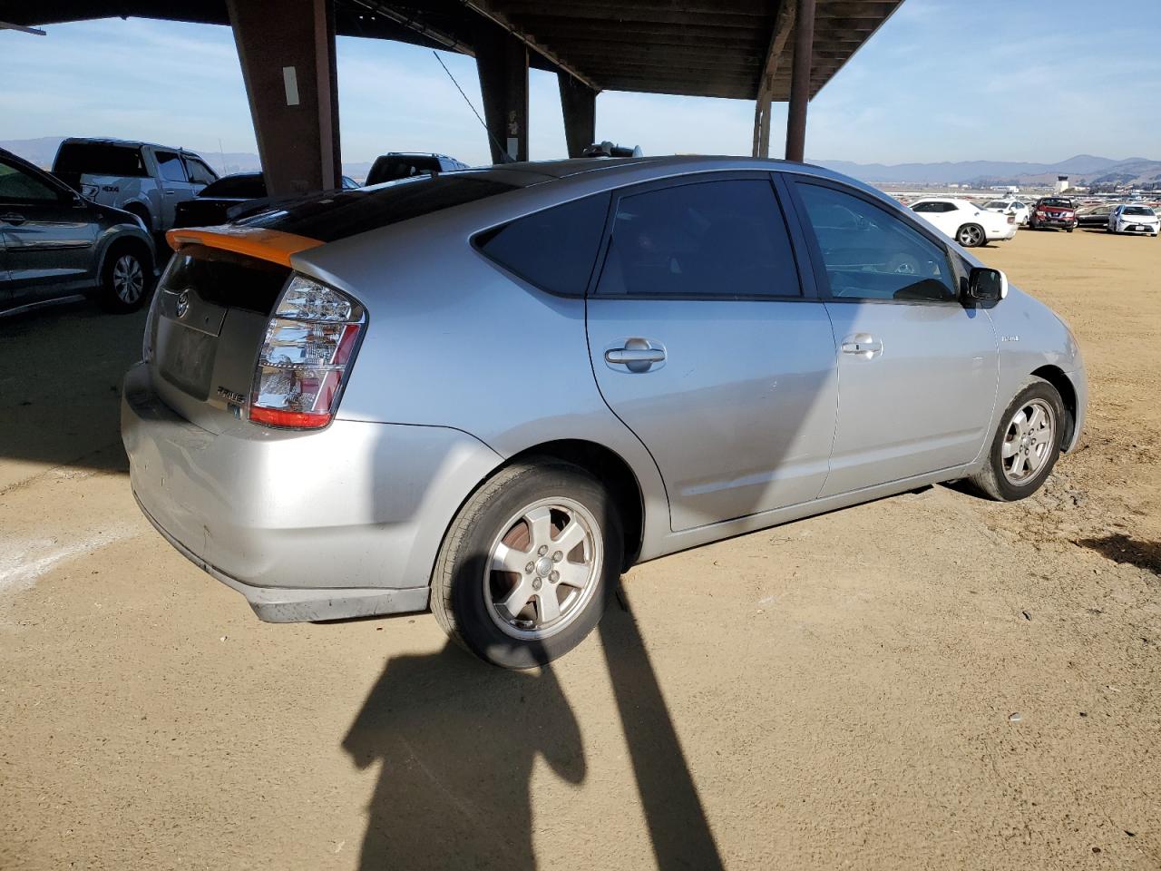 2007 Toyota Prius VIN JTDKB20U373292625 Copart auction photo, front end damage thumbnail 3