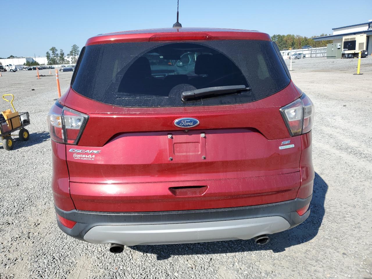2017 Ford Escape VIN 1FMCU0G9XHUA62933 Copart auction photo, front end damage thumbnail 6