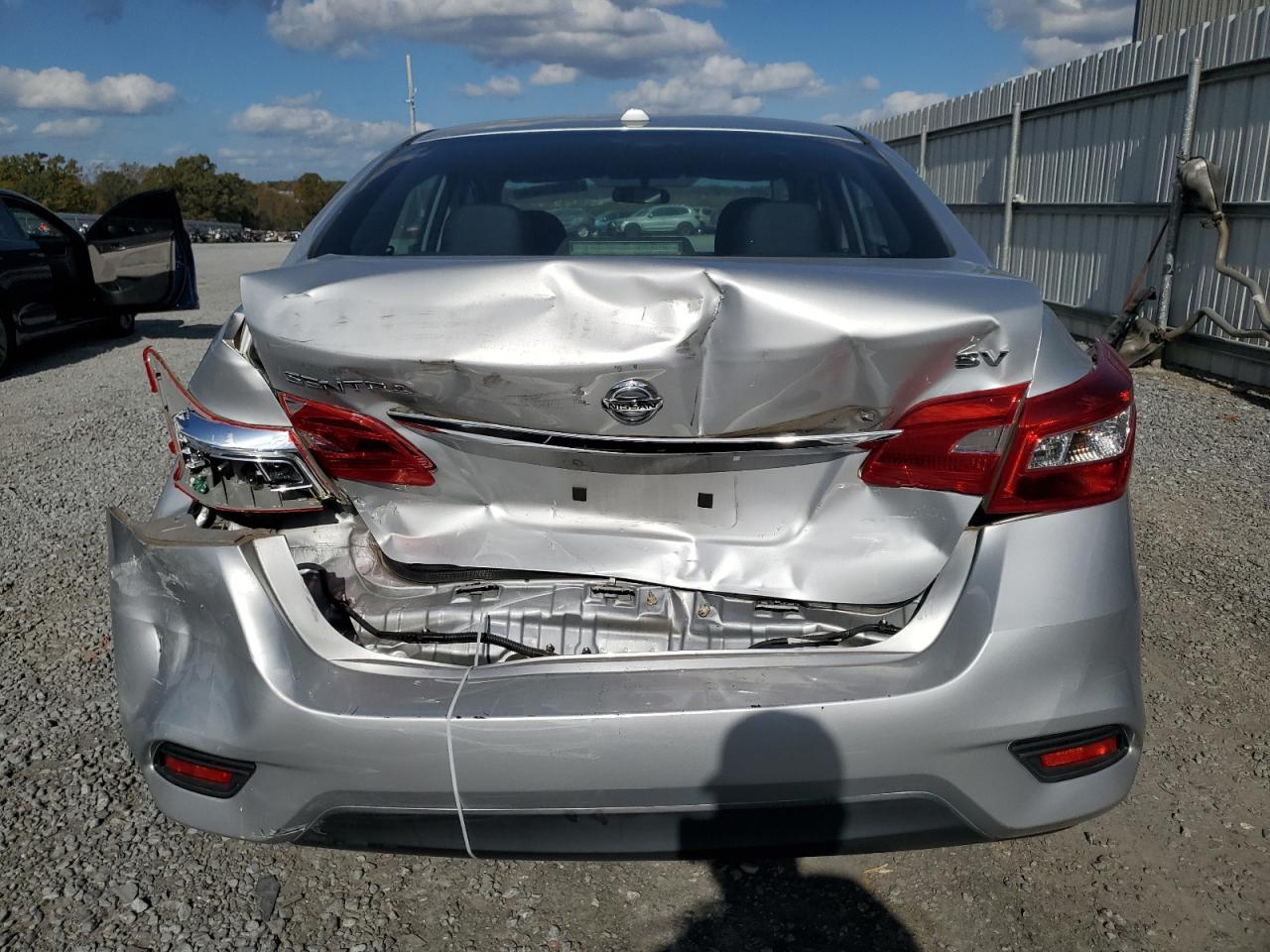 2017 Nissan Sentra VIN 3N1AB7AP4HY254012 Copart auction photo, rear end damage thumbnail 6