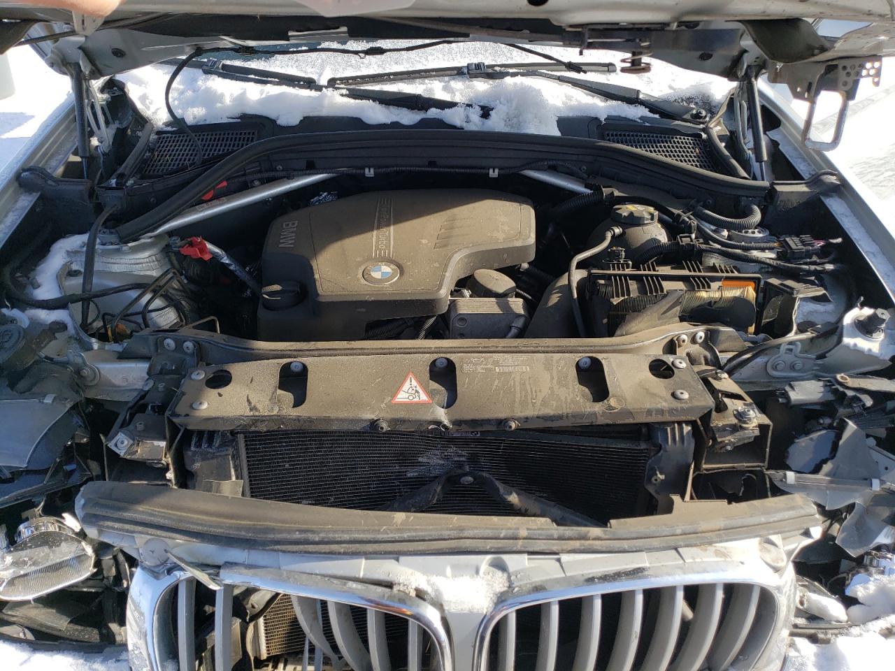 2015 BMW X3 VIN 5UXWX9C51F0D50510 Copart auction photo, front end damage thumbnail 12