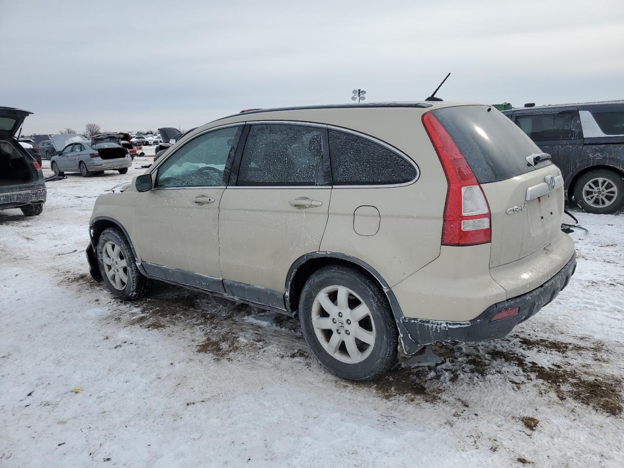 2009 Honda CR-V VIN 5J6RE48799L033036 Copart auction photo, front end / side damage thumbnail 2
