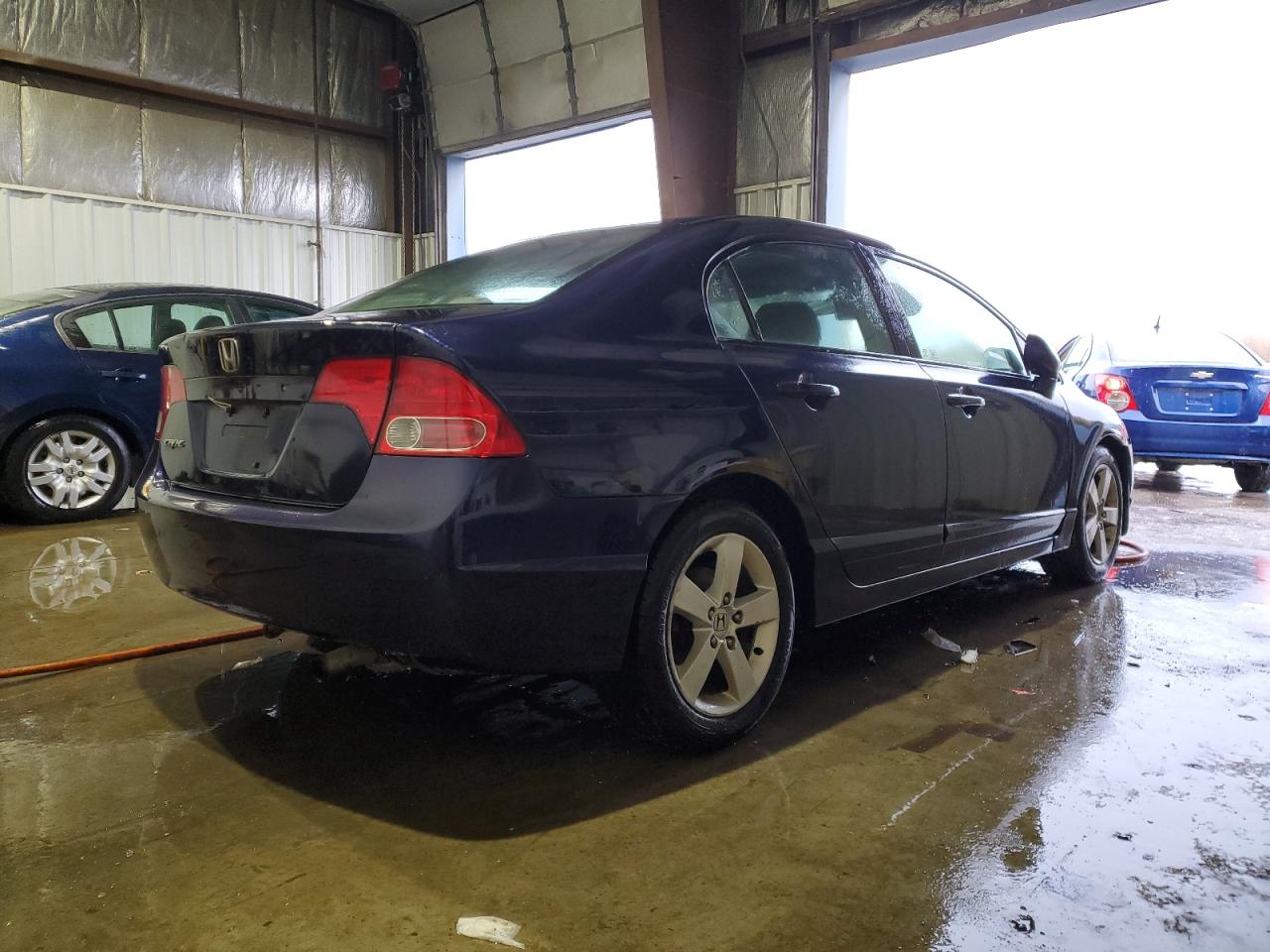 2007 Honda Civic VIN 1HGFA16847L085560 Copart auction photo, side damage thumbnail 3