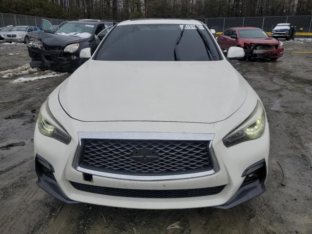 2018 Infiniti Q50 VIN JN1EV7AR3JM440773 Copart auction photo, side damage thumbnail 5