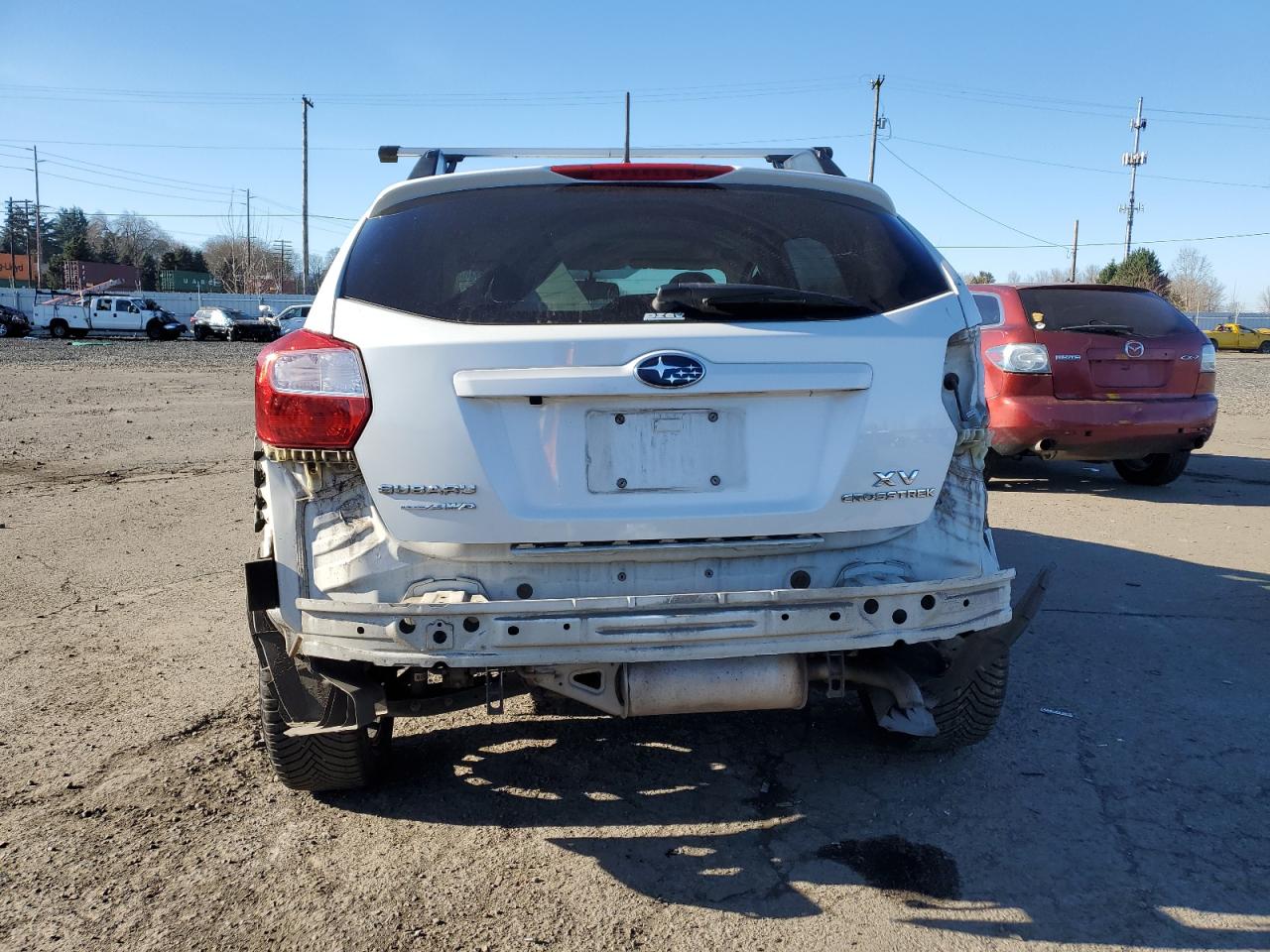 2014 Subaru XV VIN JF2GPAKC7E8347066 Copart auction photo, rear end damage thumbnail 6