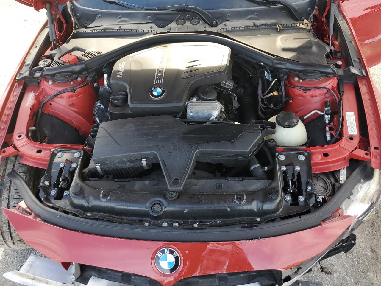 2013 BMW 3er VIN WBA3A5C59DF356106 Copart auction photo, front end / side damage thumbnail 12