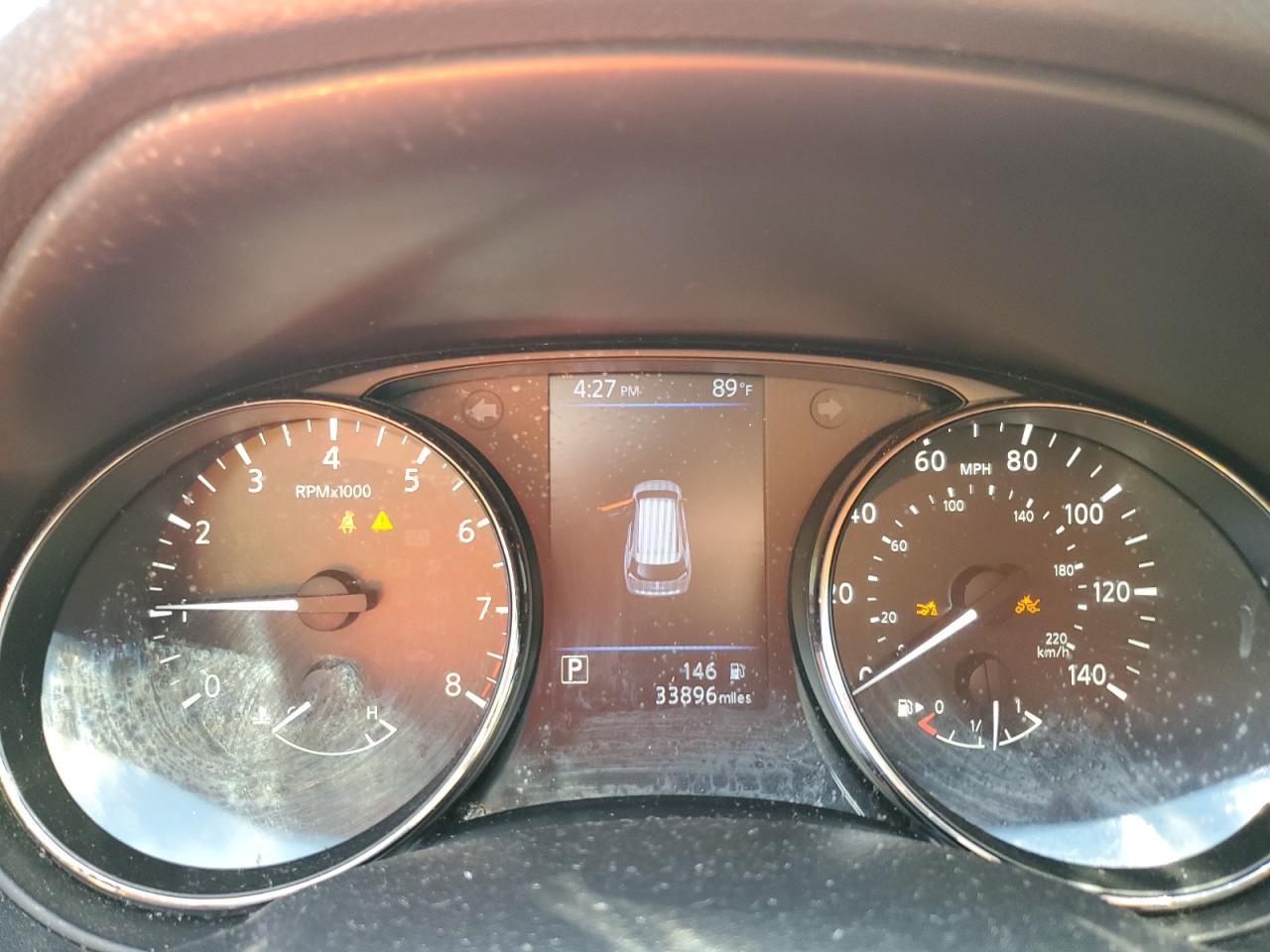 2019 Nissan Rogue VIN JN8AT2MV6KW373769 Copart auction photo, water/flood damage thumbnail 9