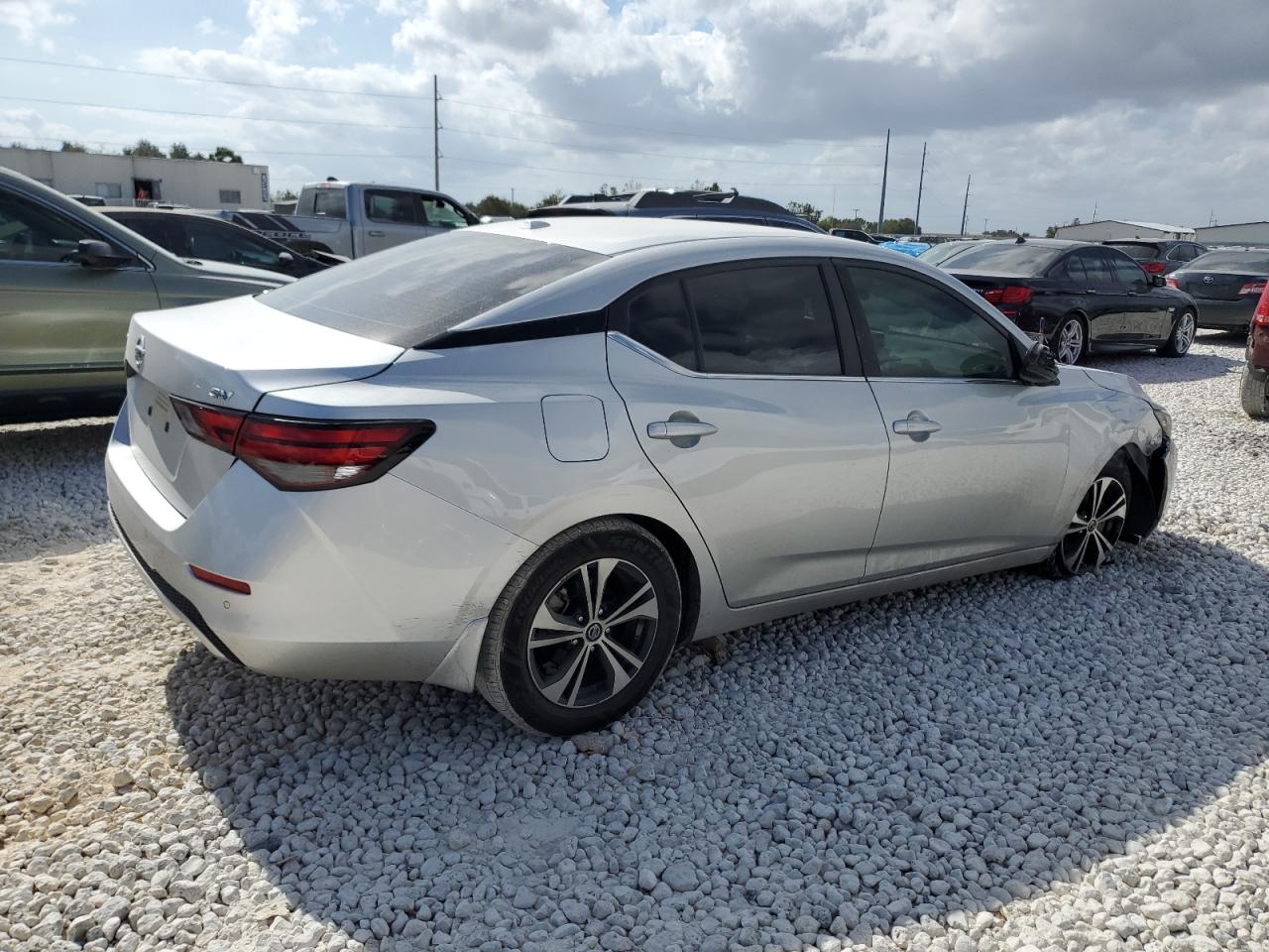 2020 Nissan Sentra VIN 3N1AB8CV0LY226282 Copart auction photo, front end damage thumbnail 3